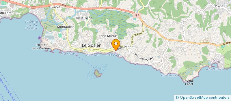 localisation de l'entreprise ASSOCIATION GUADELOUPEENNE DE REEDUCATION PELVI PERINEALE à LE GOSIER
