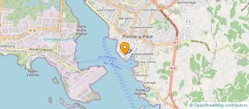 localisation de l'entreprise ASSOCIATION GUADELOUPEENNE DE SKI NAUTIQUE à POINTE A PITRE
