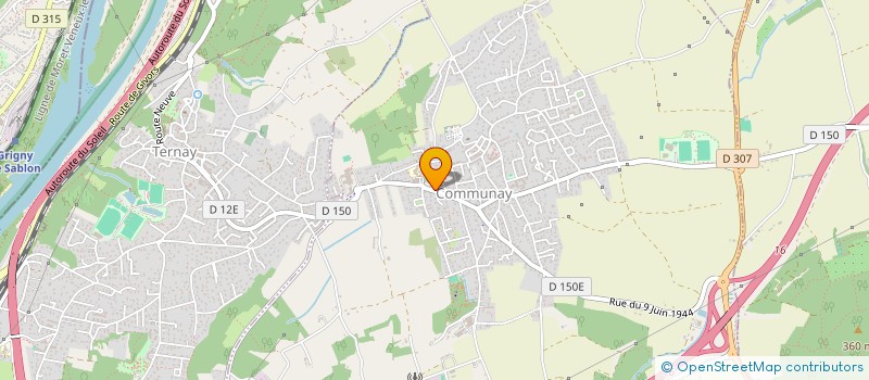 localisation de l'entreprise ASSOCIATION GUILLAUME-JAPHET : AU SECOURS DES ENFANTS DU BURKINA FASO  TERNAY