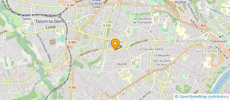 localisation de l'entreprise ASSOCIATION GUILLAUME JOLI à LYON