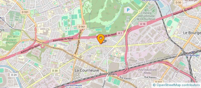 localisation de l'entreprise ASSOCIATION GUINEE PLUS à LA COURNEUVE