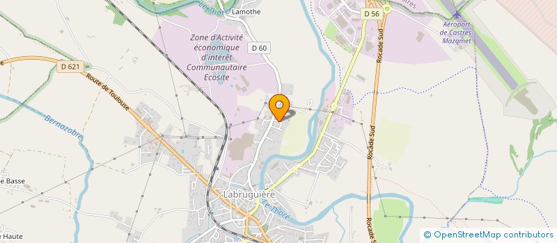 localisation de l'entreprise ASSOCIATION GUIRONDOU (AG)  LABRUGUIERE