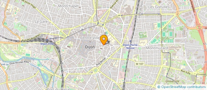 localisation de l'entreprise ASSOCIATION  GUITARE ET GUITARISTES  DIJON