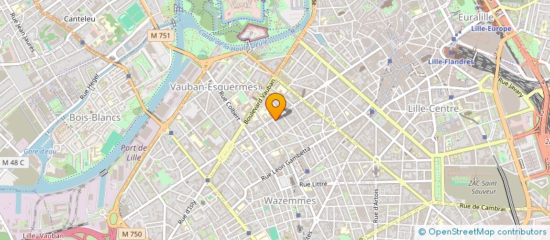 localisation de l'entreprise ASSOCIATION GUITARE QUATRE VINGT DIX à LILLE