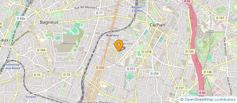 localisation de l'entreprise ASSOCIATION GULI  CACHAN