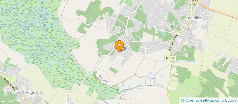localisation de l'entreprise ASSOCIATION GV PLAISIR ET FORME à BREUILLET