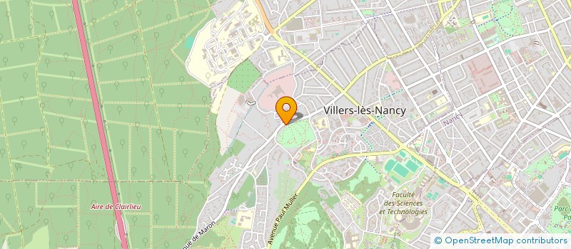localisation de l'entreprise ASSOCIATION GYM AGINE  VILLERS-LES-NANCY