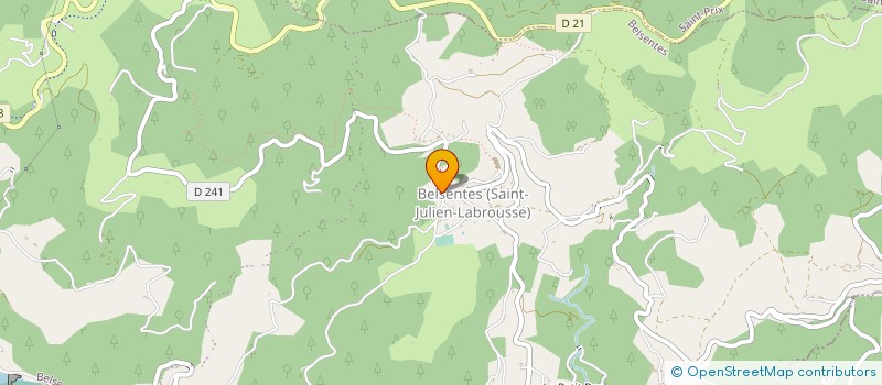 localisation de l'entreprise ASSOCIATION GYM DETENTE  BELSENTES