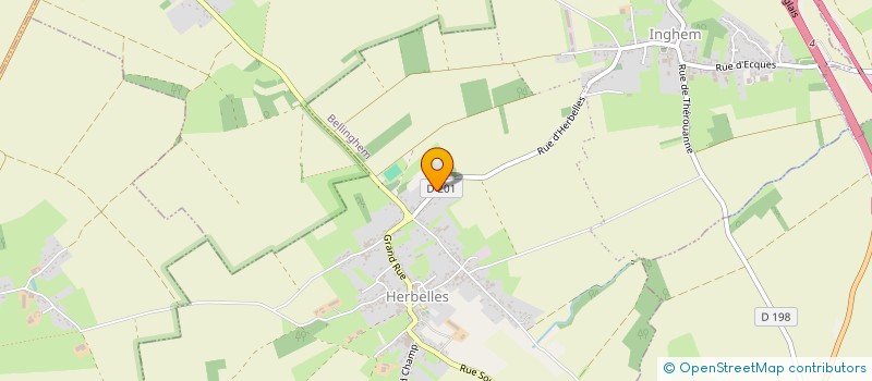 localisation de l'entreprise ASSOCIATION GYM HERBELLOISE  BELLINGHEM