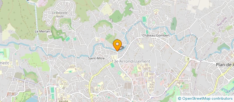 localisation de l'entreprise ASSOCIATION GYM PASSION 13  MARSEILLE