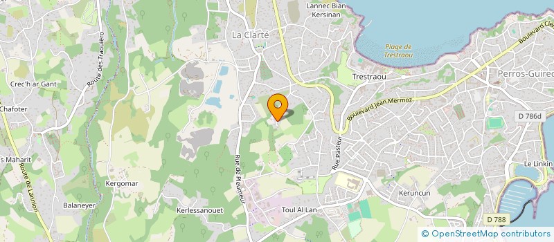 localisation de l'entreprise ASSOCIATION GYM RESPIR' à PERROS-GUIREC