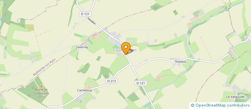 localisation de l'entreprise ASSOCIATION GYM VOLONTAIRE LA GRAVERIE  SOULEUVRE EN BOCAGE