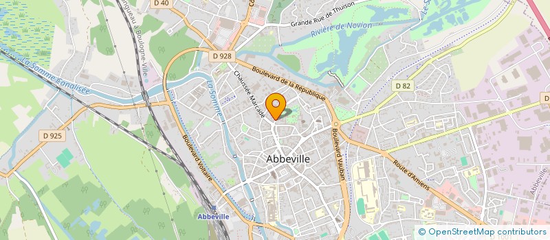 localisation de l'entreprise ASSOCIATION GYMNASTIQUE ADAPTEE ABBEVILLOISE NIBASIENNE à ABBEVILLE