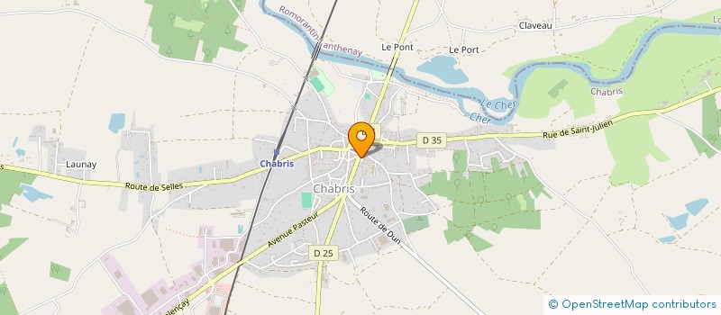 localisation de l'entreprise ASSOCIATION GYMNASTIQUE DE CHABRIS à CHABRIS