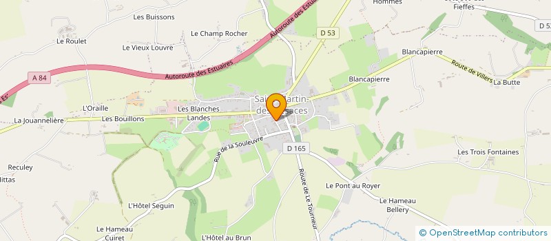 localisation de l'entreprise ASSOCIATION GYMNASTIQUE DETENTE DE BENY BOCAGE  SOULEUVRE EN BOCAGE