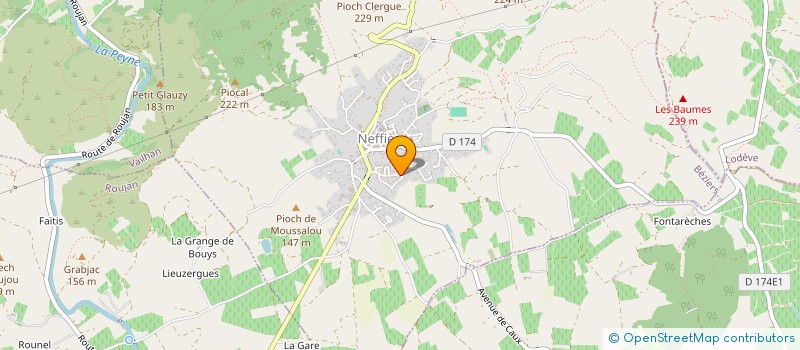 localisation de l'entreprise ASSOCIATION GYMNASTIQUE NEFFIESSOISE  NEFFIES