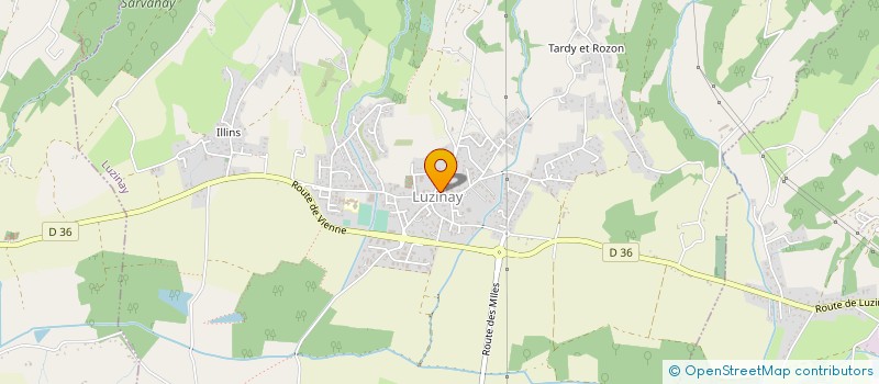 localisation de l'entreprise ASSOCIATION GYMNASTIQUE VOLONTAIRE  SAINT-SORLIN-DE-VIENNE