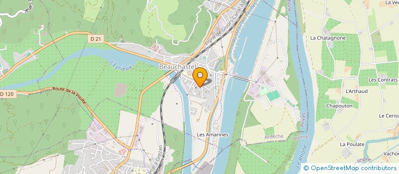 localisation de l'entreprise ASSOCIATION GYMNASTIQUE VOLONTAIRE à BEAUCHASTEL