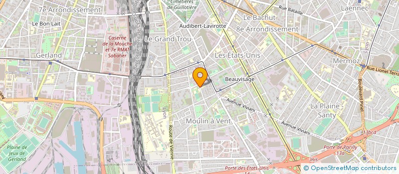 localisation de l'entreprise ASSOCIATION GYMNASTIQUE VOLONTAIRE à VENISSIEUX