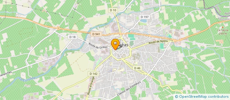 localisation de l'entreprise ASSOCIATION GYMNASTIQUE VOLONTAIRE à VALREAS
