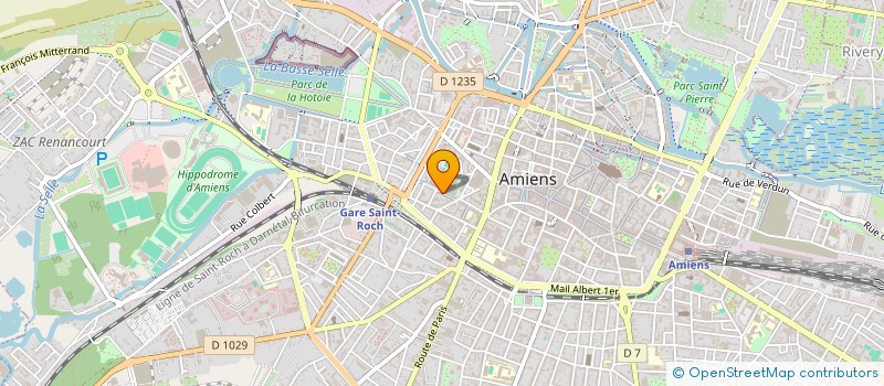 localisation de l'entreprise ASSOCIATION GYMNASTIQUE VOLONTAIRE AMIENS METROPOLE à AMIENS