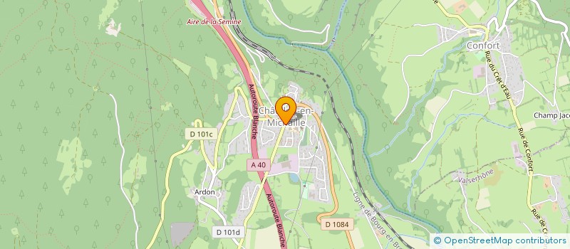 localisation de l'entreprise ASSOCIATION GYMNASTIQUE VOLONTAIRE FORME ET BIEN ETRE CHATILLON à VALSERHONE