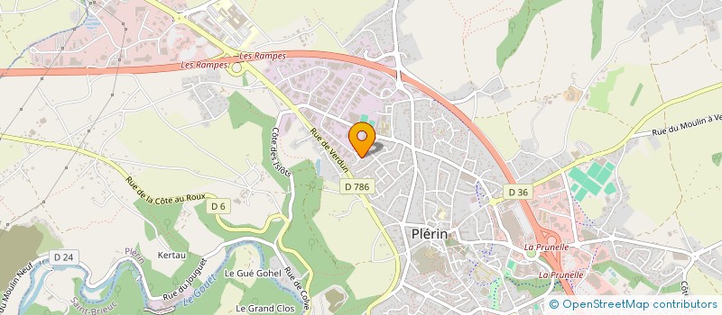 localisation de l'entreprise ASSOCIATION GYMNIQUE PLERINAISE à PLERIN