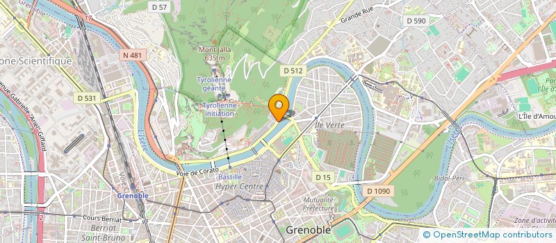 localisation de l'entreprise ASSOCIATION H2H  GRENOBLE