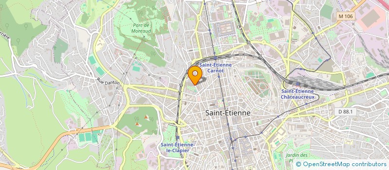 localisation de l'entreprise ASSOCIATION HABITANTS DE JACQUARD/PREFECTURE  SAINT-ETIENNE