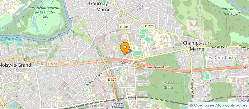 localisation de l'entreprise ASSOCIATION HAFANE DE MDJIBANDAR EN FRANCE  CHAMPS-SUR-MARNE