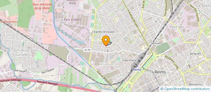 localisation de l'entreprise ASSOCIATION HAH  REIMS