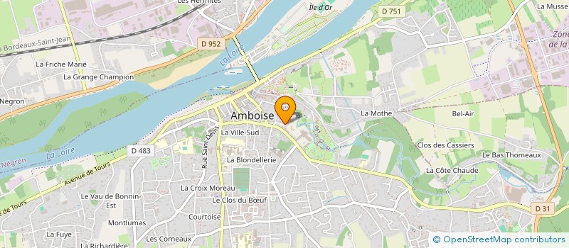 localisation de l'entreprise ASSOCIATION HALO  AMBOISE