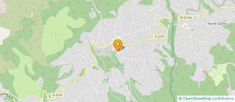 localisation de l'entreprise ASSOCIATION HALTE GARDERIE  TOURRETTES-SUR-LOUP