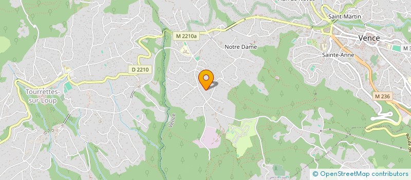 localisation de l'entreprise ASSOCIATION HALTERES EGO à VENCE