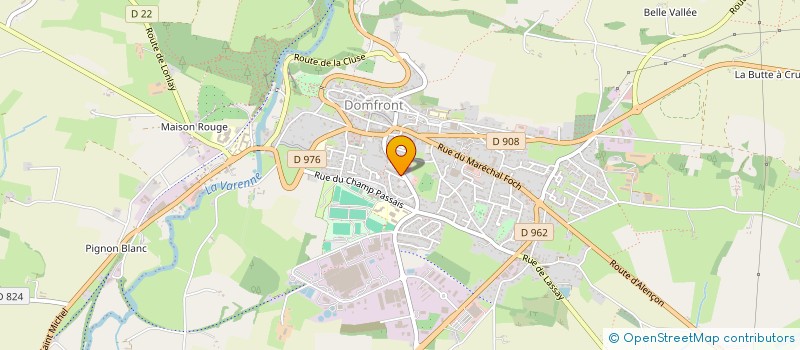 localisation de l'entreprise ASSOCIATION HANDI'CAP OU PAS CAP DOMFRONT à DOMFRONT EN POIRAIE