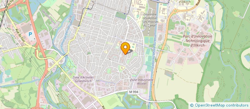 localisation de l'entreprise ASSOCIATION HANDIBASKET ILLKIRCH LES AIGLES NOIRS  ILLKIRCH-GRAFFENSTADEN