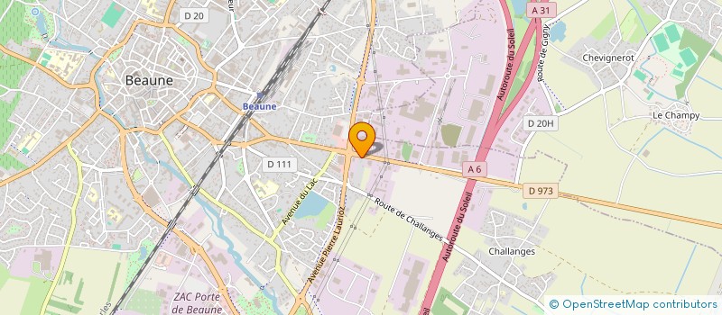 localisation de l'entreprise ASSOCIATION HANDICAP AMITIE à BEAUNE