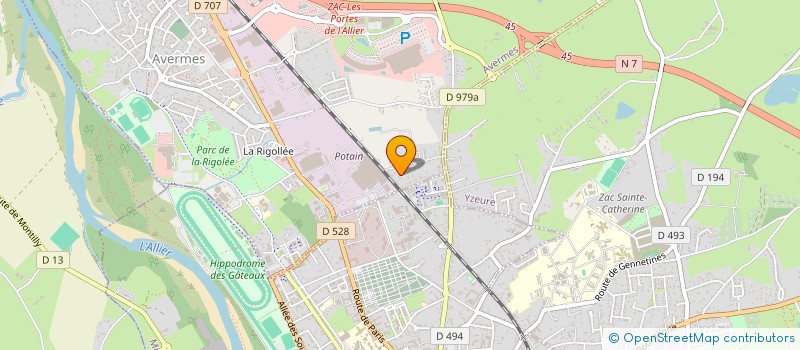 localisation de l'entreprise ASSOCIATION HANDICAR - LOC  AVERMES