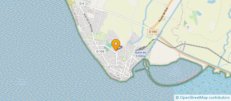 localisation de l'entreprise ASSOCIATION HANDICAVAL CROTELLOISE à LE CROTOY