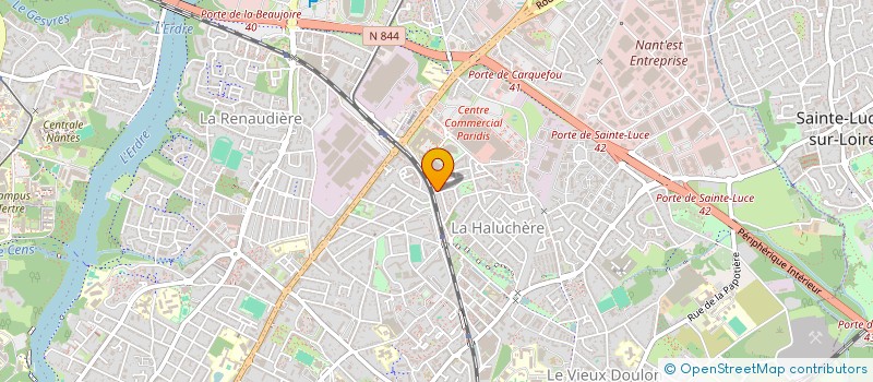 localisation de l'entreprise ASSOCIATION HANDIPLUS  NANTES