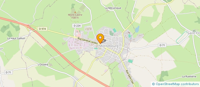 localisation de l'entreprise ASSOCIATION HANDISPORT DE MONTEBOURG  MONTEBOURG