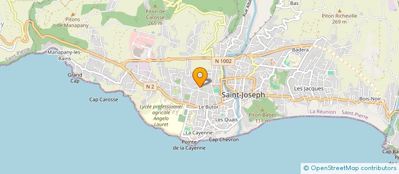 localisation de l'entreprise ASSOCIATION HANDISPORT DE ST JOSEPH à SAINT-JOSEPH