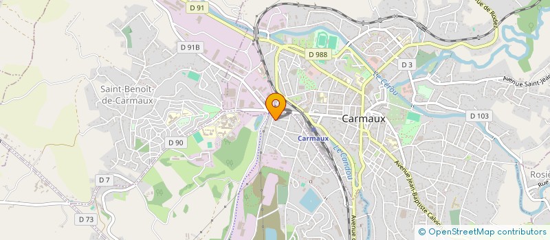 localisation de l'entreprise ASSOCIATION HANGART  TECOU