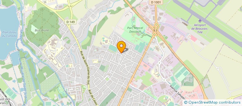 localisation de l'entreprise ASSOCIATION HANICROCHES  BEAUVAIS