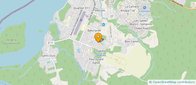 localisation de l'entreprise ASSOCIATION HANSE KOOSU à SAINT-LAURENT-DU-MARONI