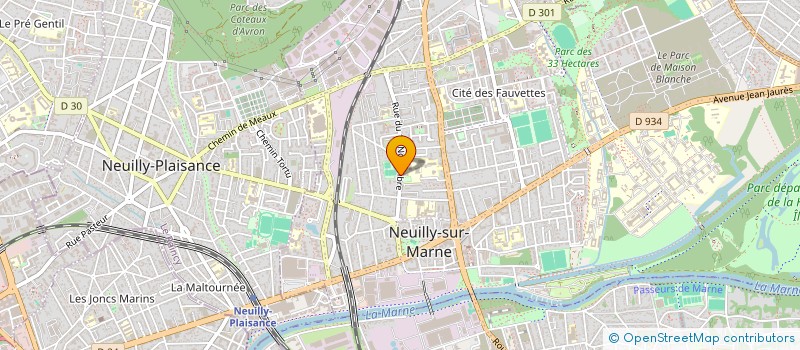 localisation de l'entreprise ASSOCIATION HANUMANN à NEUILLY SUR MARNE