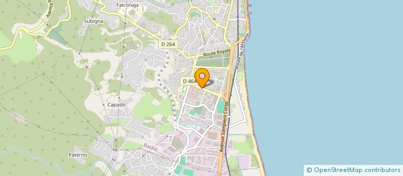 localisation de l'entreprise ASSOCIATION HAPKIDO JIN JUNG KWAN CORSE à BASTIA