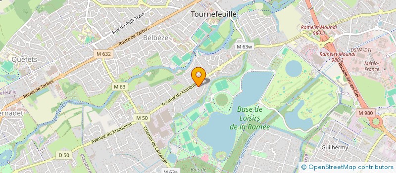 localisation de l'entreprise ASSOCIATION HAPPY DAYS  TOURNEFEUILLE