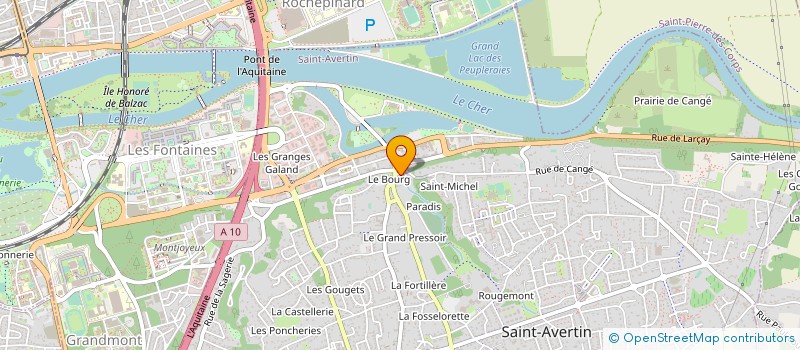 localisation de l'entreprise ASSOCIATION HAPPY PINKY'S  SAINT-AVERTIN