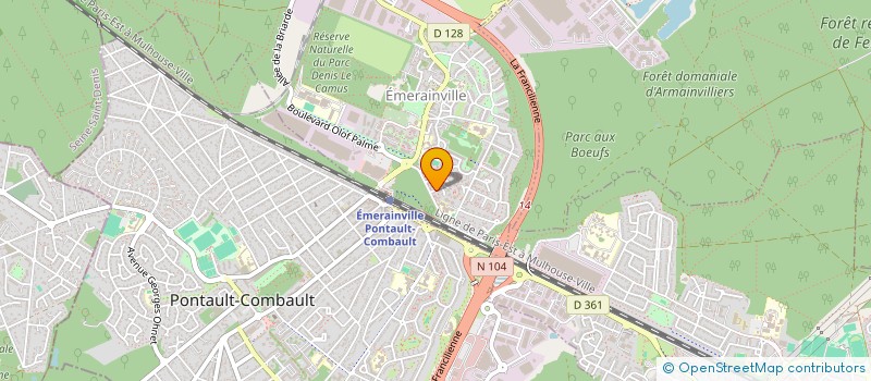 localisation de l'entreprise ASSOCIATION HAQILE RENMU  EMERAINVILLE